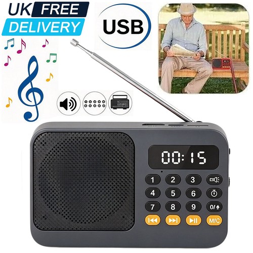 Portable radio rechargeable - fm,