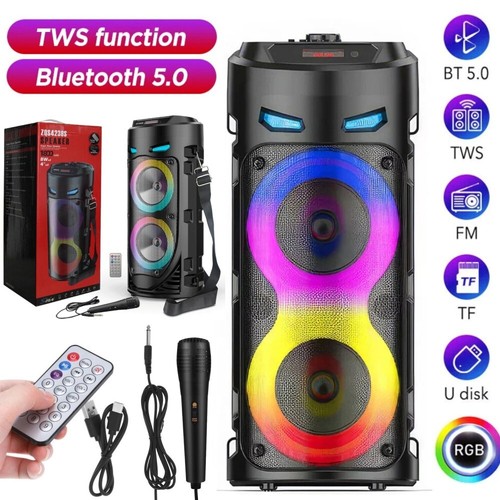 Rgb portable bluetooth speaker - rgb,
