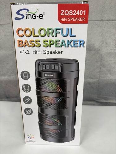 Colourful bass speaker - colourful,